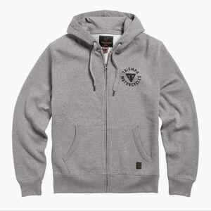 Triumph Zip-Up Gray Sweatshirt Hoodie